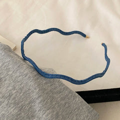 Elegant Blue Solid Color Head Band for Girls Thin Fashion Stylish Hair Band for Women Ladies Femme Chic Hair Accessories Classic