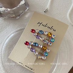 Glitter Sparkle Luxurious Fashion Hair Clips for Girls Sweet Chic Elegant Snap Clips for Women Ladies Hair Accessories in Stock