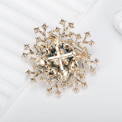 Fashion Glitter Rhinestone Sparkle Luxury Dainty Brooches for Girls Elegant Trendy Pins Jewelry for Women Ladies Accessories