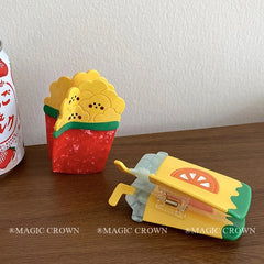 Hot Sale Creative Design Irregular Cup Shape Hair Claws Stunning Medium Wholesale Multi Color Hair Clips Accessory for Children