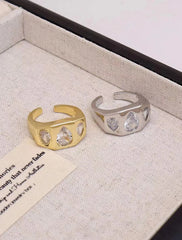 Refined Fashion Simple Minimalistic Rings for Girls Art Deco Dainty Jewelry for Women Ladies Latest Accessories Chinese Supplier