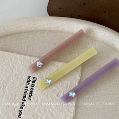 Glitter Solid Color Elegant Hair Clips for Girls Lustrous Fashion Trendy Graceful Chic Alligator for Women Hair Accessories