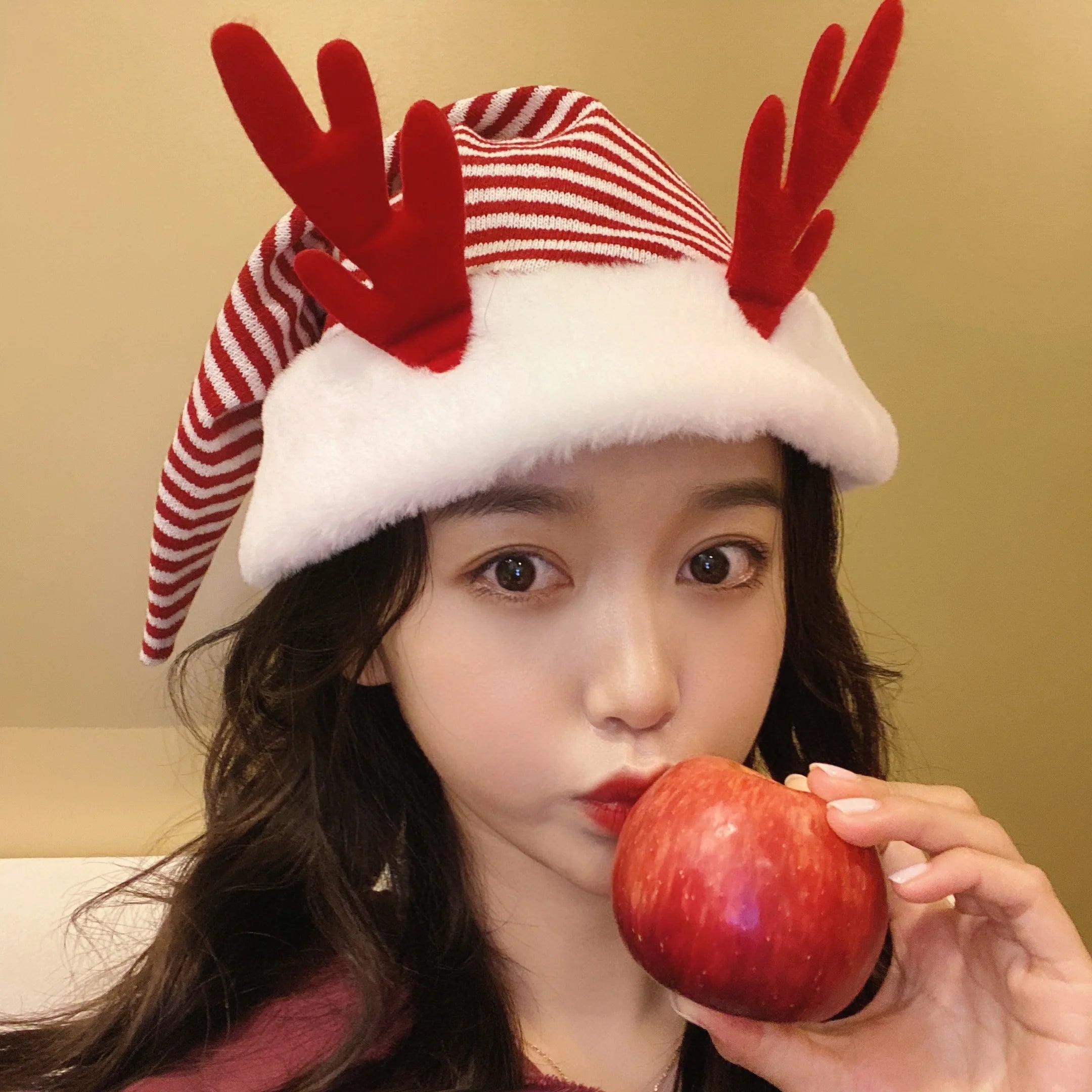 Women Autumn Winter Christmas Festival Celebration Creative Design Chic Customized Wholesale in Stock Christmas Hat Accessories