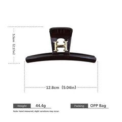 Elegant French Style Minimalistic Hair Clutches for Women Girls Fashion Heart Letter Hair Claw Clips Hair Accessories for Daily