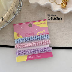 Solid Color High Elastic Scrunchies for Girls Sporty Durable Hair Ties for Women Ladies Kids Children Hair Accessories in Stock