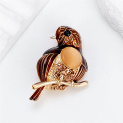 Fashion Birds Sweet Animals Brooches for Girls Trendy Stylish Glamorous Dainty Pins Jewelry for Women Ladies Accessories Chic