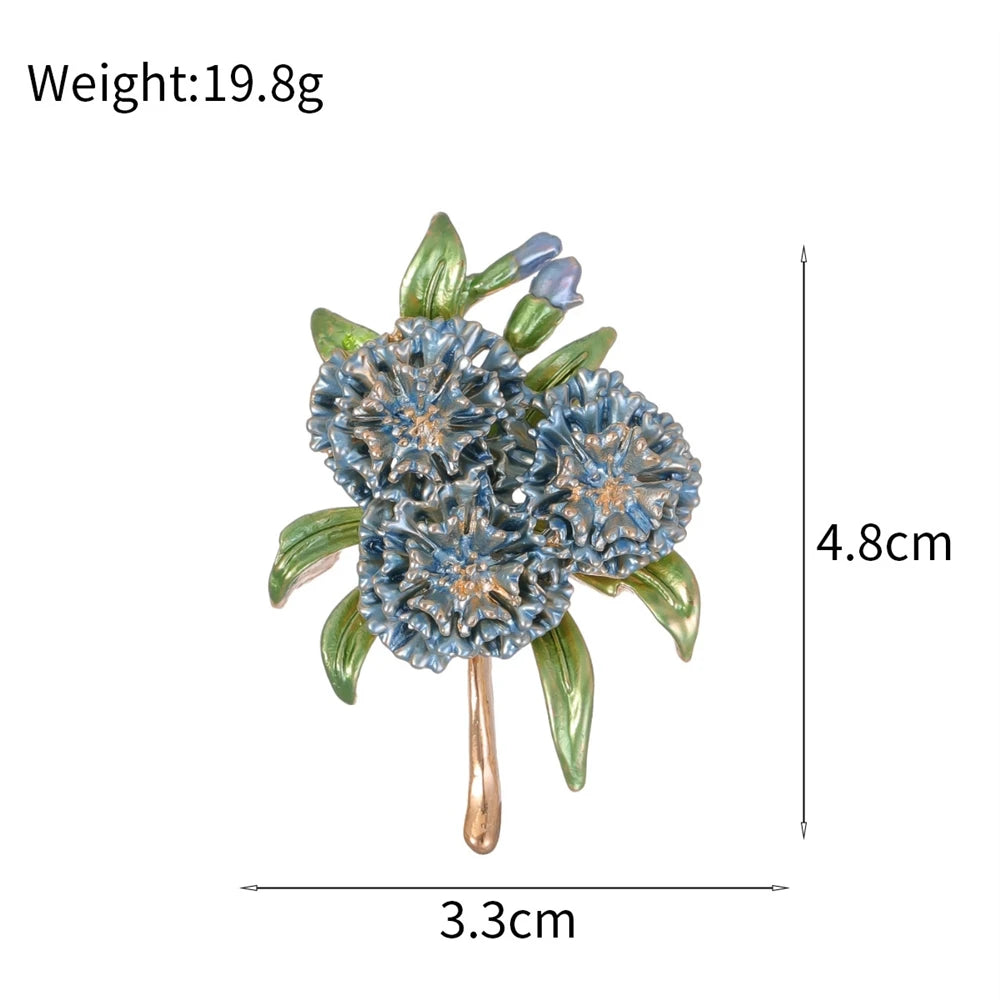 Fashion Flowers Sweet Elegant Brooches for Girls Elegant Floral Charms Pins Jewelry for Women Ladies Accessories Wholesale