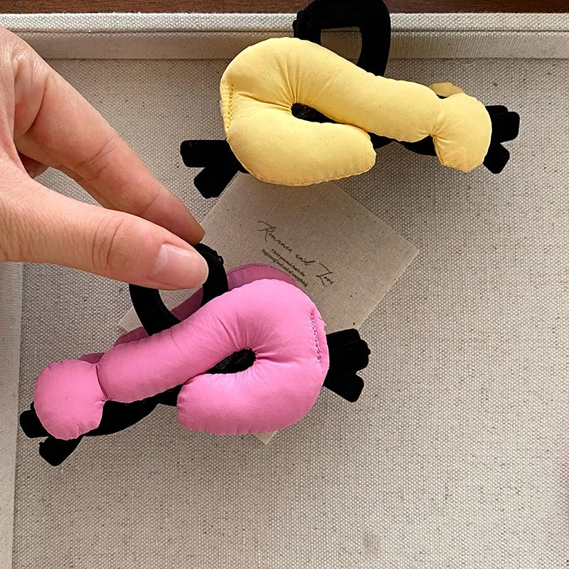 Women Female Solid Color New Design High Quality Fashion Chic Minimalistic Wholesale in Stock Hair Claws Clips Hairpin Accessory