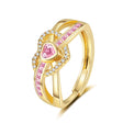 The opening is adjustable. / Gold