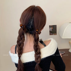 Brand New Simple Bowknot Solid Color Scunchies for Girls Fashion Sweet Hair Ties for Women Ladies Hair Accessories High Elastic