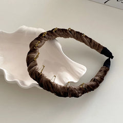 Solid Color Simple Velvet Minimalistic Head Band for Girls Fashion Elegant Chic Hair Band for Women Ladies Hair Accessories