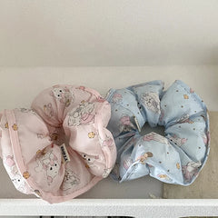Fashion Sweet Soft Cute Scrunchies for Girls Trendy Elegant Animals Hair Ties for Women Ladies Hair Accessories in Stock Chic