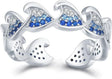 Silver / The opening is adjustable.