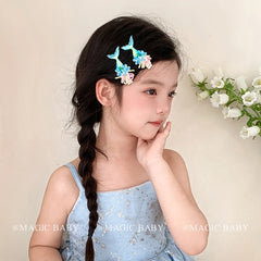 Sweet Luxurious Lustrous Glitter Cartoon Hair Clips for Baby Girls Sparkle Alligators for Kids Children Hair Accessories Stylish