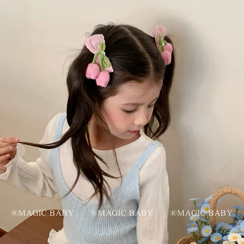 Fashion Bowknot Cute Sweet Hair Clips for Baby Girls Kawaii Classic Elegant Alligators for Kids Children Hair Accessories Chic