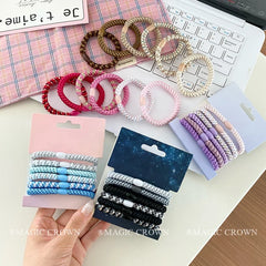 High Quality Elastic Scrunchies for Women and Girls Minimalist Hair Ties in Multiple Colors Casual Hair Accessories