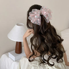 Hot Sale Large Bowknot Hair Claw Clips for Girls Barrette Fashion Trendy Elegant Haarspange Princess Style Hair Accessories