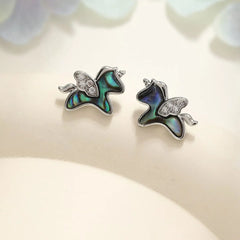 Fashion Trendy Animals Horse Sweet Stud Earrings for Girls Elegant New Year Glamorous Jewelry for Women Ladies Accessories