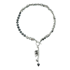 Fashion Beads Heart Shaped Leafs Sweet Necklaces for Girls Spicy Bracelets Jewelry Sets Suits for Women Ladies Accessories