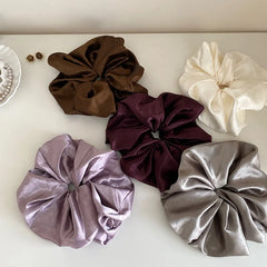 2025 Hot Sale High Elastic Ponytail Holder Scrunchies Elegant Vintage Simple in Stock Hair Ties Accessories for Women Daily Use