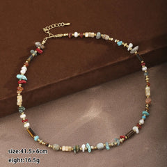 Fashion Beads Boho Trendy Necklaces for Girls Elegant Dainty Jewelry for Women Ladies Wholesale China Manufacturer Low MOQ