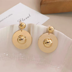Fashion Simple Atr Deco Minimalistic Drop Earrings for Girls Sweet Elegant Glamorous Jewelry for Women Ladies Accessories