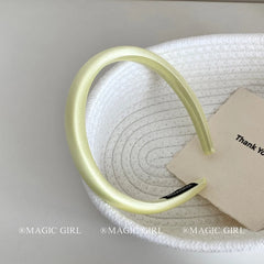 Women Solid Color Minimalistic Wide Headbands Fashion Sweet Elegant Wholesale in Stock Hairbands Accessories for Female Daily