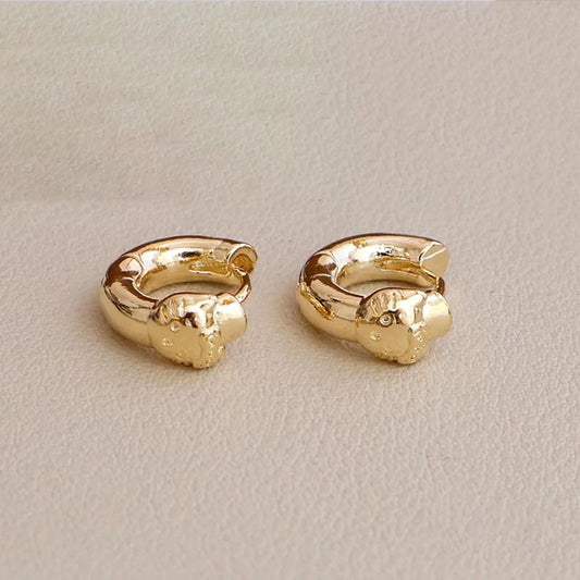 Fashion Trendy Simple Classic Minimalistic Hoop Earrings for Girls Sweet Elegant Jewelry for Women Ladies OOTD Accessories