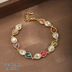 Fashion Glitter Crystal Bracelets for Girls Sweet Elegant Jewelry for Women Ladies Wholesale China Manufacturer Factory Bulk