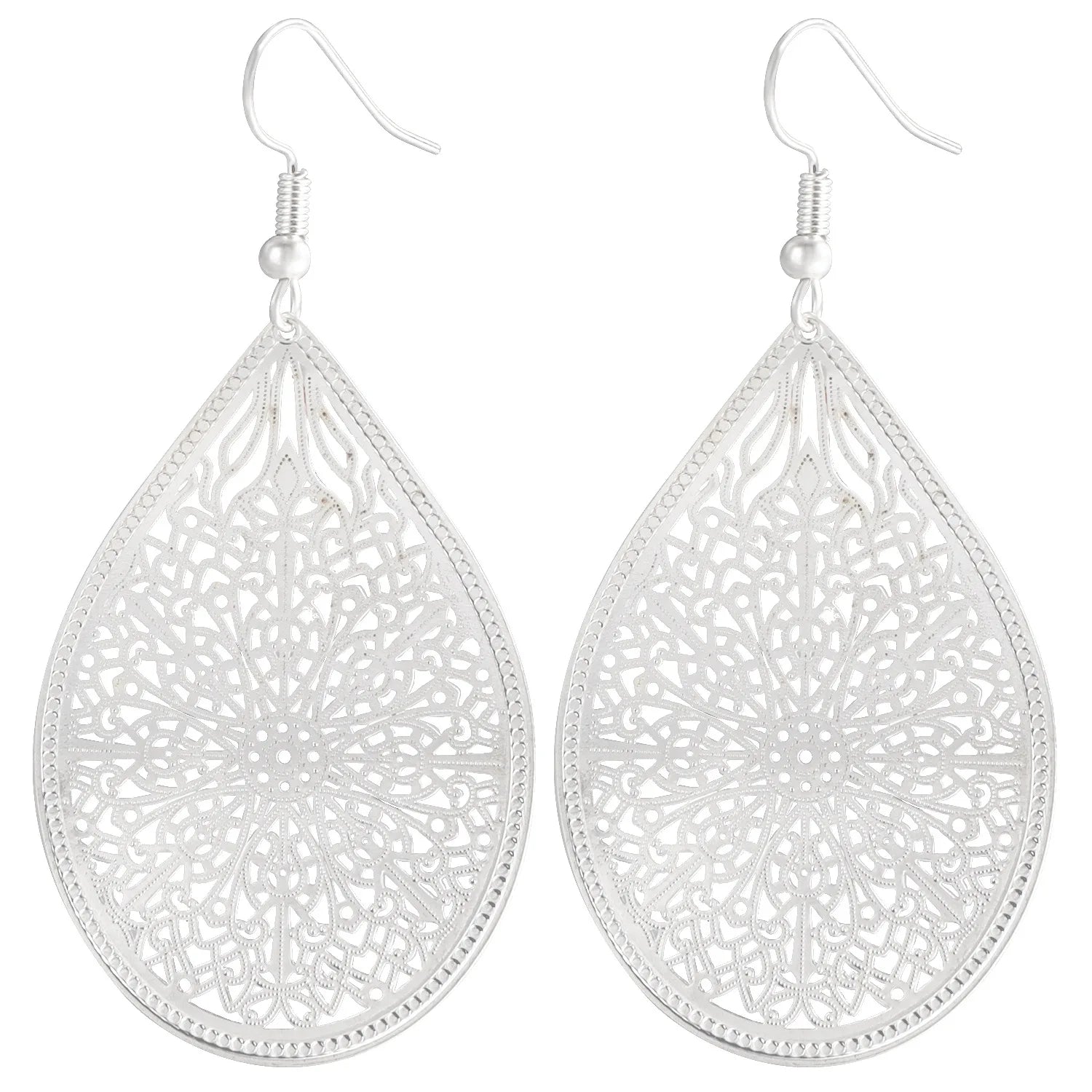 Fashion Vintage Retro Dainty Glamorous Drop Earrings for Girls Luxury Trendy Jewelry for Women Ladies Female Accessories Chic