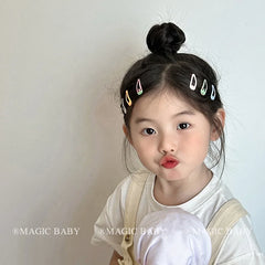 Sweet Cute Fruit Plaid Minimalistic Fashion Hair Clips for Baby Girls Stylish Snap Clips for Kids Child Hair Accessories