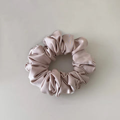 Solid Color French Vintage Hair Ties for Women Durable Elastics Scrunchies Fashionable Office Hair Accessories