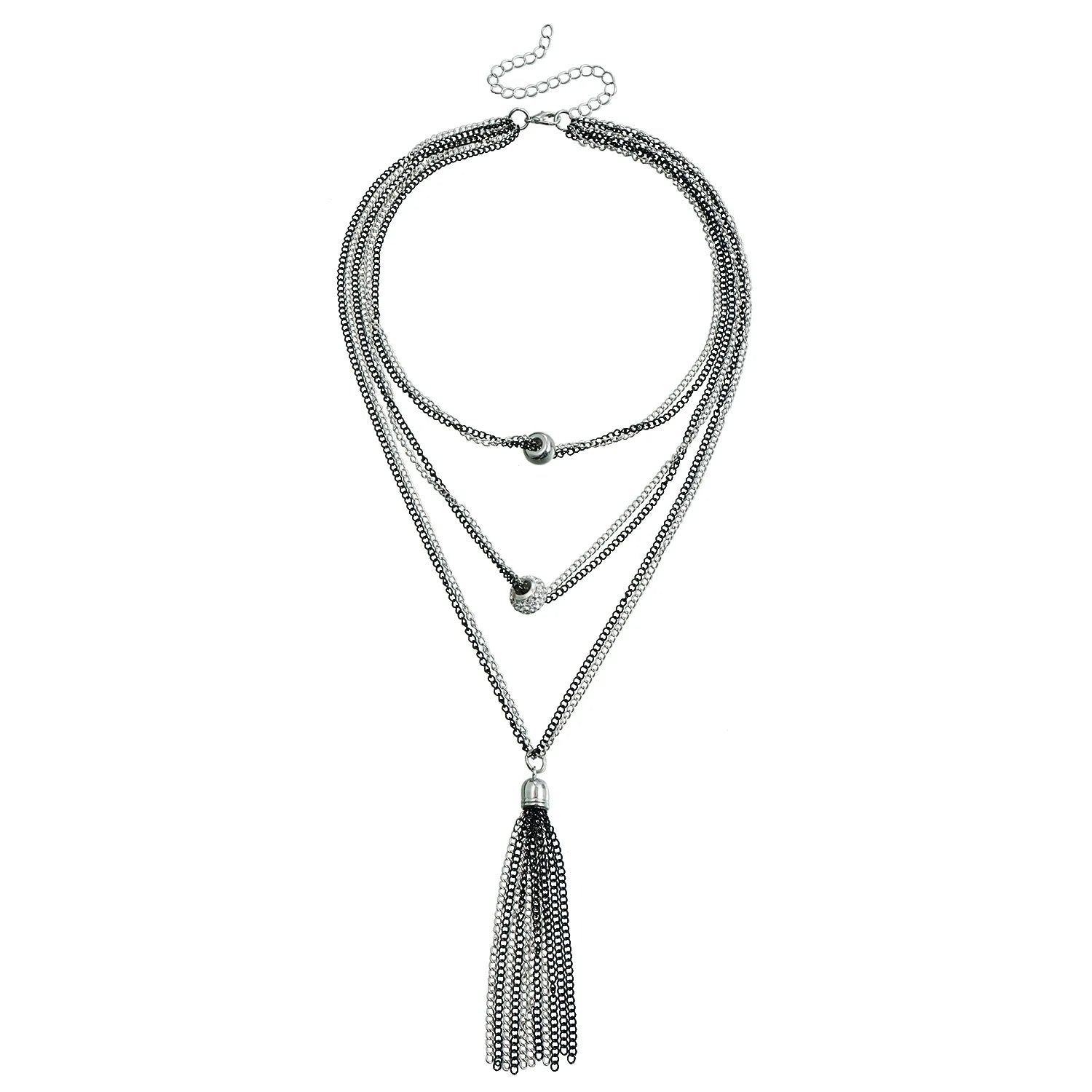 Fashion Metal Elegant Stylish Trendy Tassel Necklaces for Girls Glamorous Refined Jewellry for Women Ladies Accessories Chic