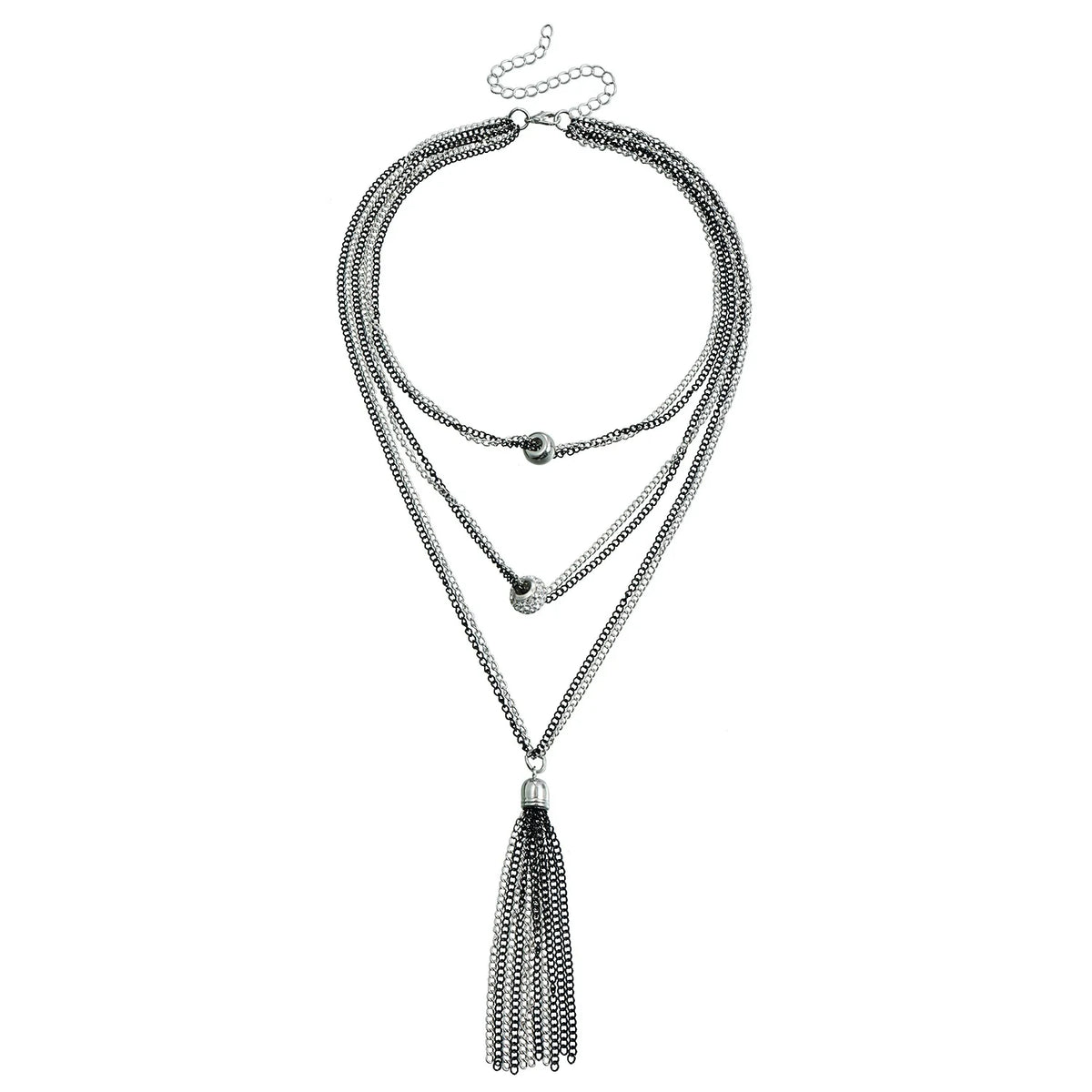 Fashion Metal Elegant Stylish Trendy Tassel Necklaces for Girls Glamorous Refined Jewellry for Women Ladies Accessories Chic