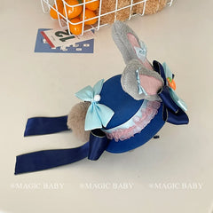 Fashion Cute Rabbit Cartoon Hair  Clips for Baby Girls Bowknot Animals Alligators for Kids Children Hair Accessories in Stock