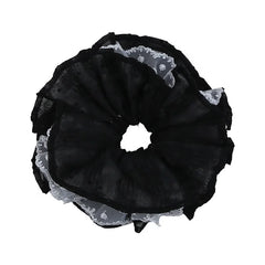 French Vintage Scrunchy Women's Fashion Extra Strong Elastic Hair Ties High Quality Creative Design for Daily Use Sweet Hair