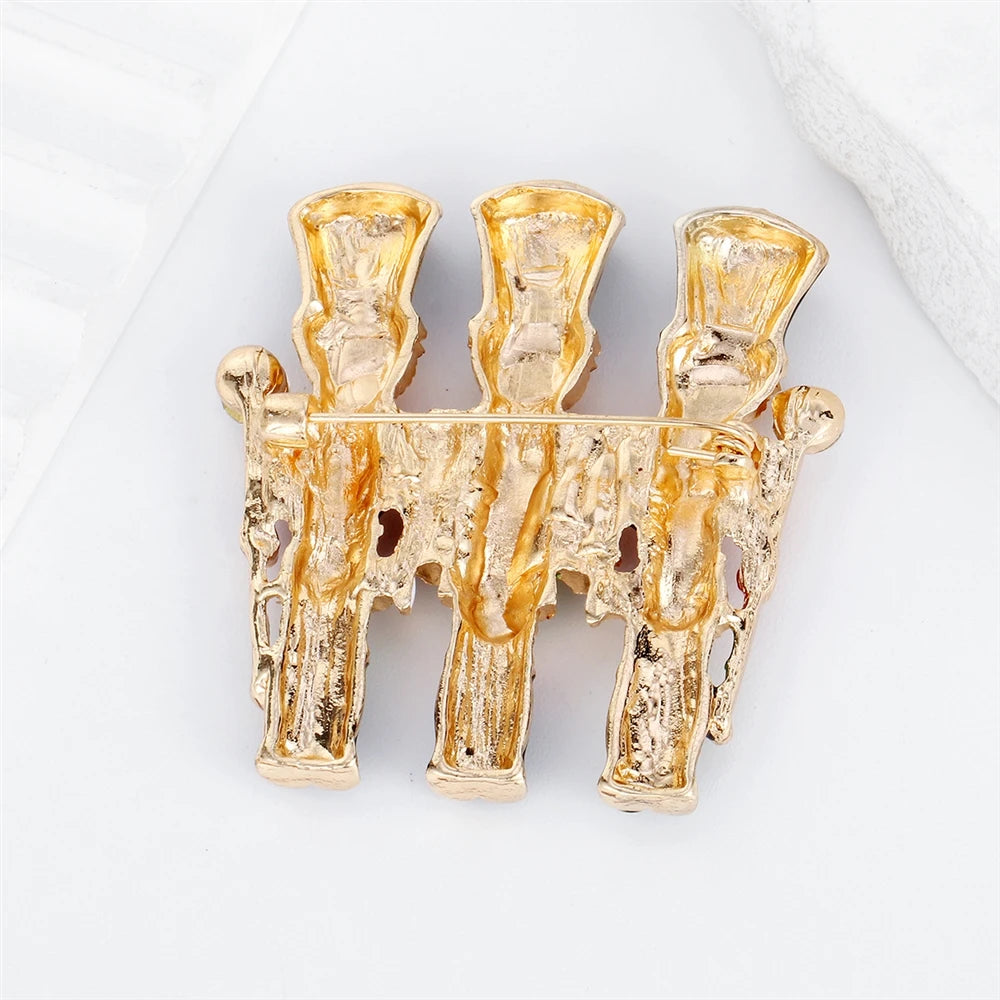 Fashion Carnival Sweet Brooches for Girls Trendy Glamorous Charms Pins Jewelry for Women Ladies Female Accessories Wholesale