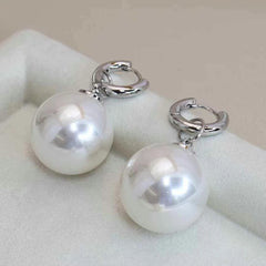 Fashion Imitation Pearl Simple Classic Butterfly Drop Earrings for Girls Sweet Elegant Jewelry for Women Ladies Accessories