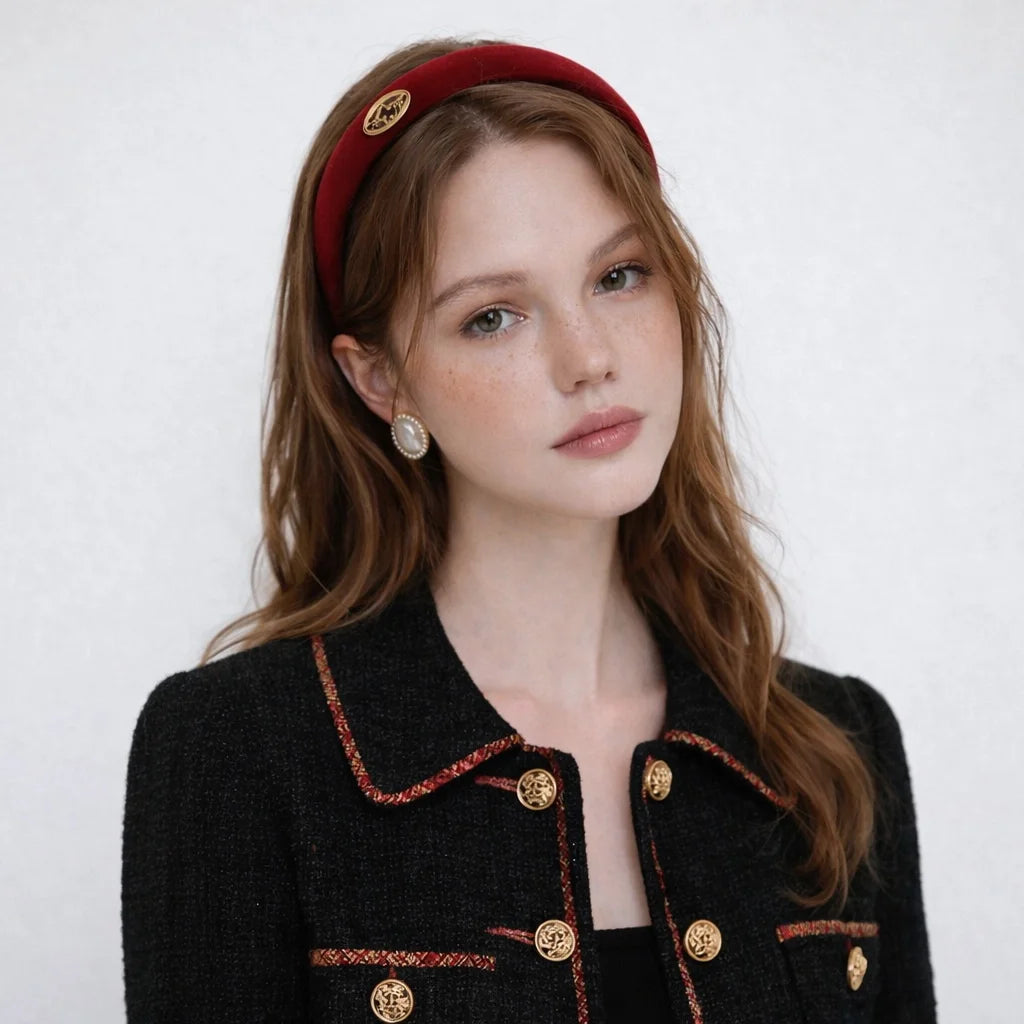 Fashion Solid Color Elegant Luxury Hair Band for Girls Sweet Graceful Stylish Head Band for Women Ladies Hair Accessories
