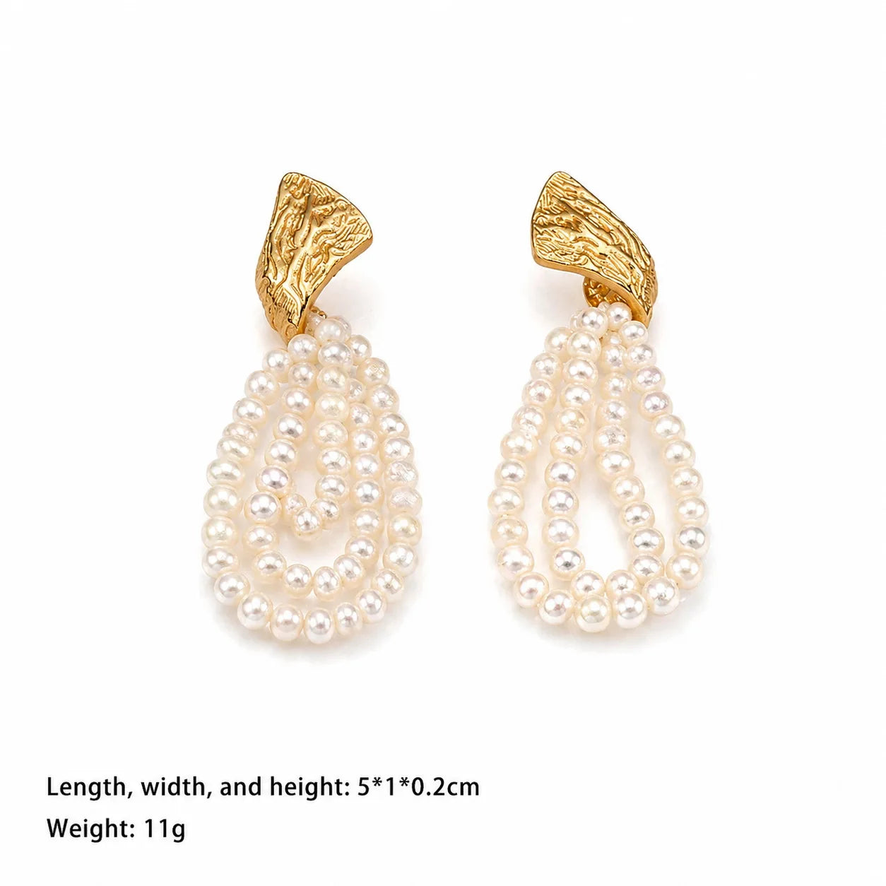 Fashion Freshwater Pearl S925 Silver  Copper Drop Earrings for Girls Elegant Jewelry for Women Ladies Wholesale China Factory