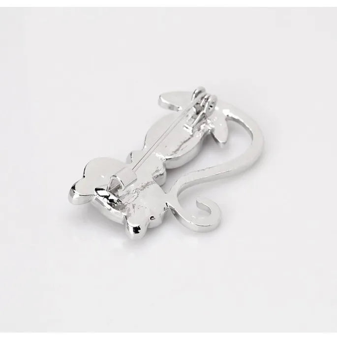 Fashion Sweet Retro Vintage Cat Cute Brooches for Girls Puppy Stylish Pins Jewelry for Women Ladies Accessories Chinese Supplier