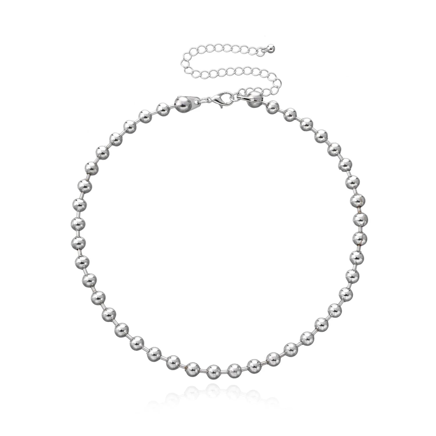 Fashion Simple Beads Minimalistic Trendy Necklaces for Girls Stylish Elegant Jewelry for Women Ladies Accessories Wholesale