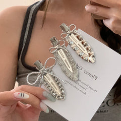 Brand New Simple Glitter Hair Clips for Girls Princess Style Fashion Trendy Chic Alligators for Women Ladies Hair Accessories