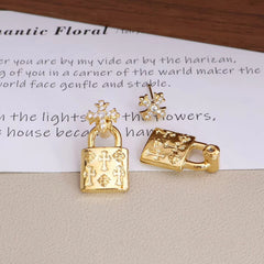 Fashion Dainty Golden Sweet Star Drop Earrings for Girls Elegant Art Deco Glamorous Jewelry for Women Ladies Accessories Chic