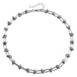 necklace in white K