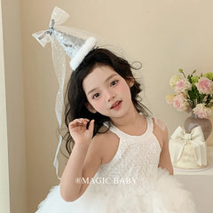 Classic Bowknot Ribbon Sweet Hair Clips for Baby Girls Birthday Fashion Glitter Alligators for Kids Children Hair Accessories