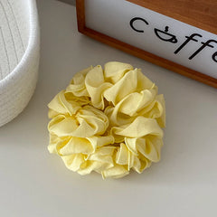 Women's Elegant Lightweight Thick Thin Hair Scrunchies Solid Color Large Hair Ties Accessory Vintage Party Style Wholesale Stock