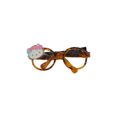 Sweet Cute Alloy Glasses Kitty Cat Animals Hair Clips Trendy Hair Accessories for Baby Girls' Parties