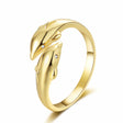 The opening is adjustable. / Gold