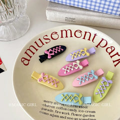 Sweet Cute Candy Color Hair Clips for Girls Bowknot Fashion Trendy Stylish Simple Haarspange for Women Ladies Hair Accessories